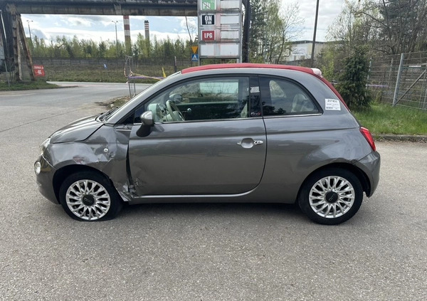 Fiat 500 cena 24900 przebieg: 41900, rok produkcji 2017 z Jelenia Góra małe 301